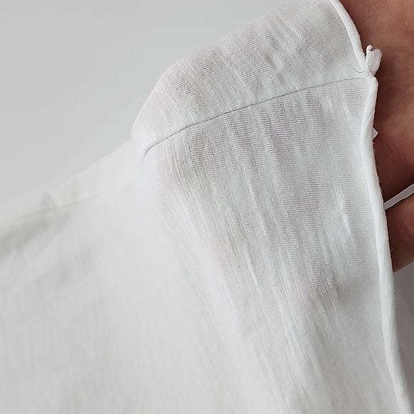 For The Republic Women's White Tee Shirt High Top Blue Rhinestone Sneaker Size S - Picture 12 of 15